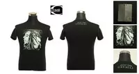 t-shirt just cavalli man skinny slim 2013 coton artwork jc1965 noir